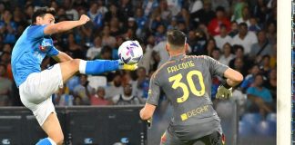 Napoli-Lecce 1-1, gol di Elmas e Colombo