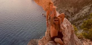 Fedez e Ferragni, video sull’orlo di un precipizio ed è polemica social