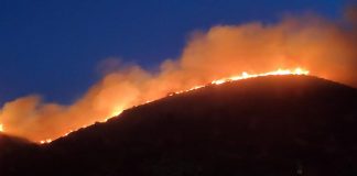 Incendi Pantelleria, ancora focolai in zona Gadir: in azione i Canadair