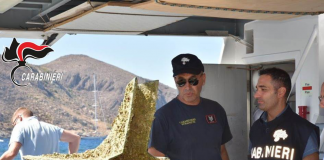 Recuperato nei fondali di Levanzo rostro nave romana battaglia Egadi