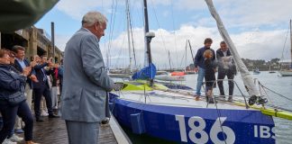 Trinitè-Sur-Mer in festa per il battesimo del mare del Class40 Ibsa