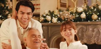 The Bocelli’s insieme per il disco di Natale