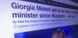 Elezioni 2022, Cnn: ‘Meloni sarà premier più a destra dai tempi di Mussolini’