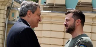 Zelensky conferisce a Draghi onorificenza ‘Yaroslav il Saggio’