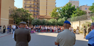 Palermo, inaugurato anno scolastico con alzabandiera Esercito