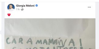 Elezioni 2022, Meloni posta letterina figlia: “Felice che hai vinto”
