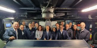 Consiglio Presidenza Confindustria Nautica a bordo Nave Duilio-Marina Militare
