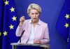 Caro energia, von der Leyen: “Proporremo tetto a gas russo”