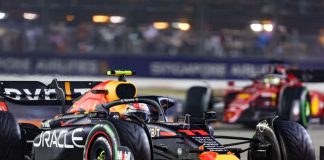 Perez vince Gp Singapore, sul podio le Ferrari di Leclerc e Sainz