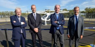 Il primo vertiporto italiano inaugurato all’aeroporto di Fiumicino