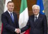 Mattarella incontra il presidente polacco “Sull’energia serve unità Ue”