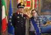 Visita a Palazzo di Bagno per il Comandante Provnciale dei Carabinieri Di Stefano