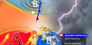Ancora temporali sull’Italia, poi torna l’anticiclone africano