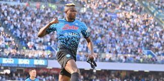 Napoli-Sassuolo 4-0, poker azzurro con tripletta Osimhen