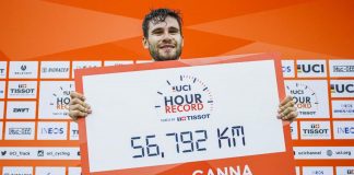 Ciclismo, Ganna stabilisce nuovo record dell’ora