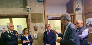 Palermo, Generale Luzi visita il Museo Falcone e Borsellino