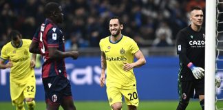 L’Inter torna alla vittoria, 6-1 al Bologna