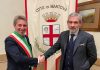 Il Console generale di Francia a Milano François Revardeaux a Mantova: ieri l’incontro con il vicesindaco Buvoli