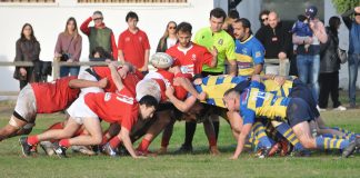 Rugby Serie C – Scivolone esterno del Rugby Mantova contro l’Oltremella che vince 21-14