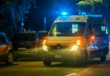 Si schianta con l’auto contro il cancello della Lubiam e fugge a piedi: rintracciato