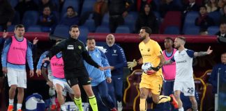 Roma-Lazio 0-1, scontro Radu-Rui Patricio: cosa è successo