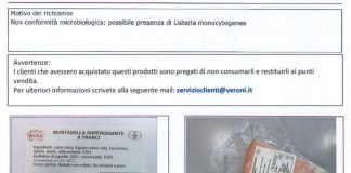 Rischio listeria nella mortadella, richiamati diversi lotti