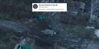 Ucraina, ambasciata Russia in Italia: “Ecco Lince distrutto, contribuenti contenti?”