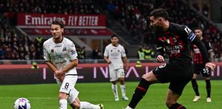 Milan-Spezia 2-1, gol rossoneri di Theo Hernandez e Giroud