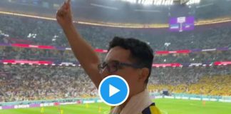Qatar-Ecuador, sfottò in tribuna e il video vola