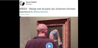 Imbrattarono ‘Ragazza con l’orecchino di perla’ di Vermeer, 2 mesi di carcere
