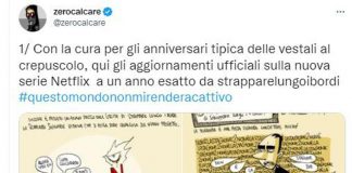 Zerocalcare, ecco la nuova serie per Netflix nel 2023