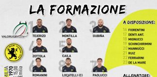 Rugby Top10: Viadana, ecco il XV per il derby di domani col Valorugby Emilia