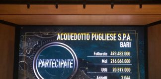 Ad Acquedotto Pugliese un premio per i risultati di bilancio