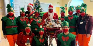 Nel reparto di Pediatria di Asola è arrivato Babbo Natale