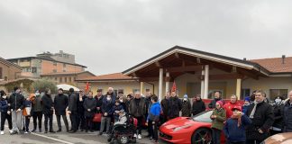 Si rinnova la tradizione di Santa Lucia con le Ferrari alla Casa del Sole