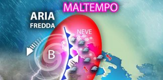 Maltempo nel ponte 8 dicembre: pioggia, vento e neve fino in pianura