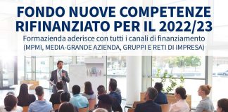 Formazienda, ok a 2a edizione Fondo Nuove Competenze