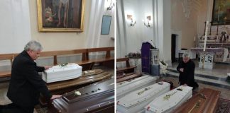 Frana Ischia, Elemosiniere del Papa benedice le bare delle vittime