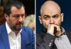 Saviano a processo per diffamazione, giudice dice no a Salvini parte civile