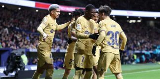 Atletico Madrid-Barcellona 0-1, blaugrana comandano Liga