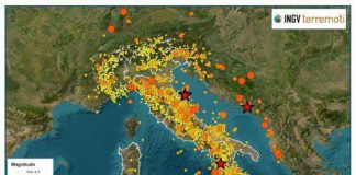 Terremoti, Ingv: nel 2022 registrati oltre 16.000 eventi sismici in Italia