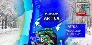 Maltempo, con Attila torna la neve fino in pianura