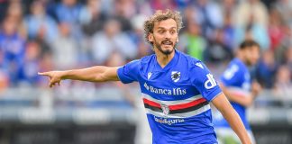 Sassuolo-Sampdoria 1-2, blucerchiati ok con Gabbiadini e Augello