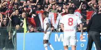 Salernitana-Milan 1-2, Leao e Tonali firmano vittoria rossonera