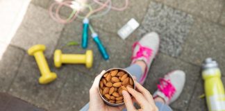 Lo studio, mandorle snack ideale per chi pratica sport