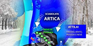 Arriva sciabolata artica di Attila, freddo polare in tutta Italia
