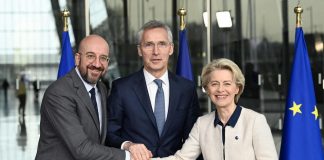 Ucraina, intesa Ue-Nato. Stoltenberg: “Più aiuti a Kiev”