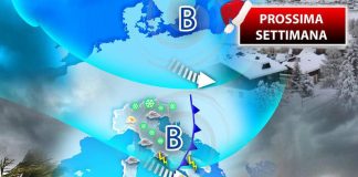 Meteo, le previsioni per la prossima settimana