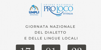 Unione nazionale Pro Loco, martedì Giornata Nazionale Dialetto e Lingue locali