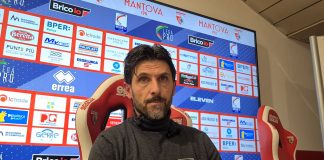 Mantova-Pro Patria 2-0, Corrent: “Buona reazione. Corrent: “Buona reazione. Le critiche sui social? chiacchiere da bar”